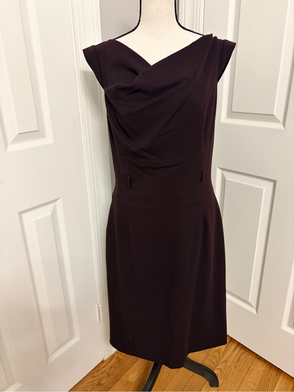 ANTONIO MELANI Chocolate Brown Midi Dress